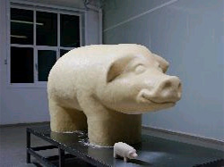 World largest marzipan pig